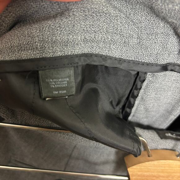 Express Editor Gray Flare Leg Dress Pants Workwear Classic 6 - Picture 4 of 7